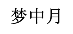 梦中月